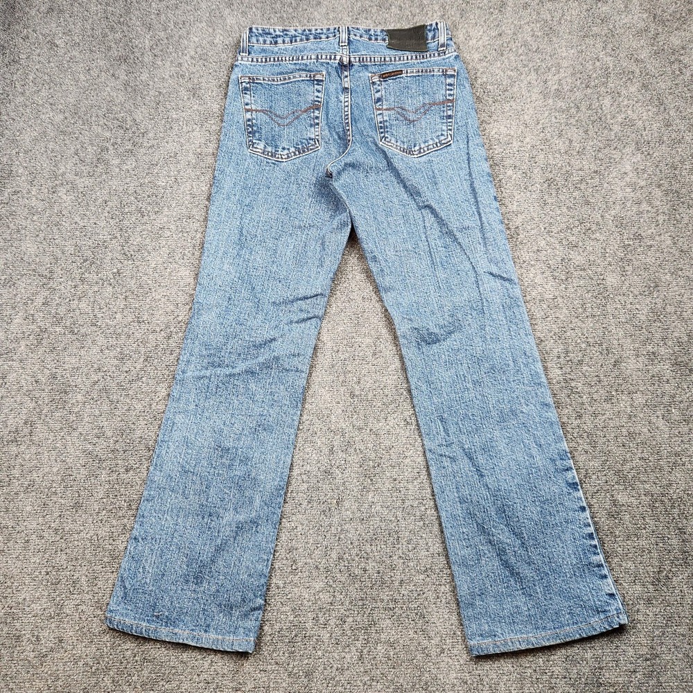 Vintage Harley-Davidson Jeans Womens 8 Medium Wash Mid Rise Bootcut Denim 90s - Picture 2 of 9